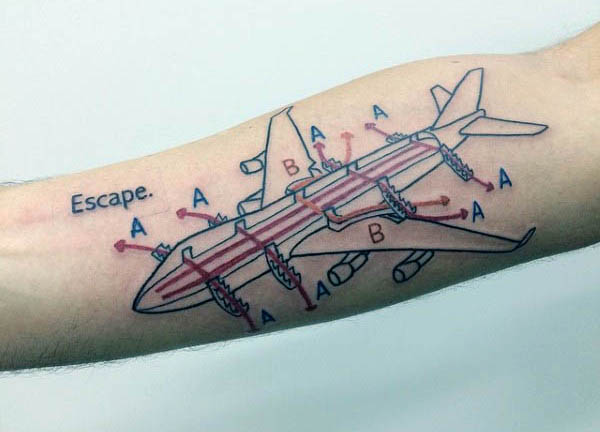 tatouage avion 161
