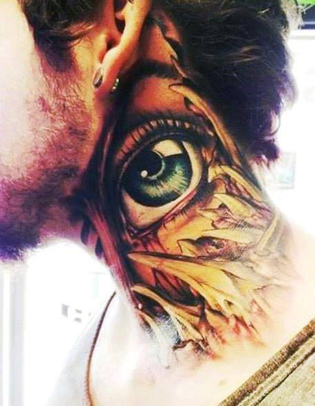 tatouage cou 785