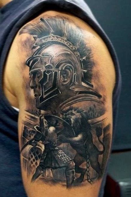 tatouage gladiateur 37