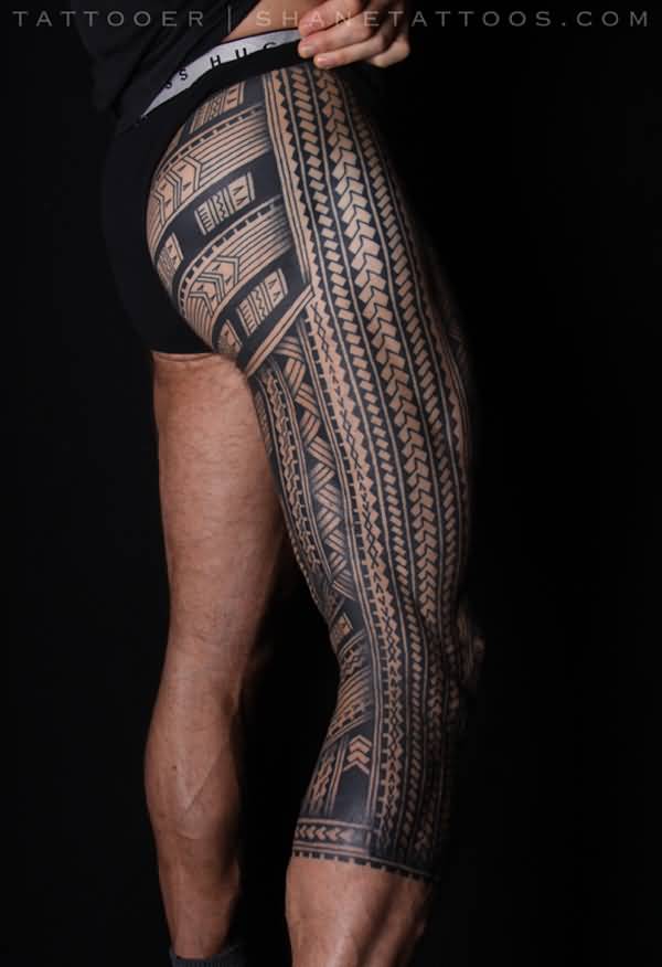 tatouage jambe 165