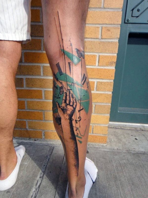 tatouage jambe 349