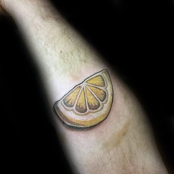 tatouage citron homme 106