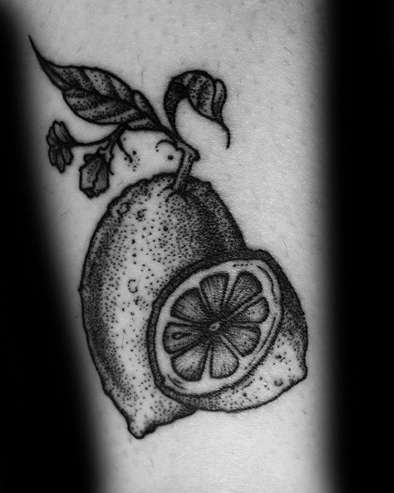 tatouage citron homme 118