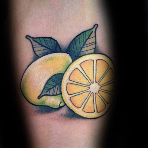 tatouage citron homme 73