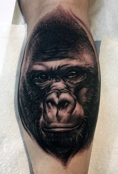 tatouage gorille 166