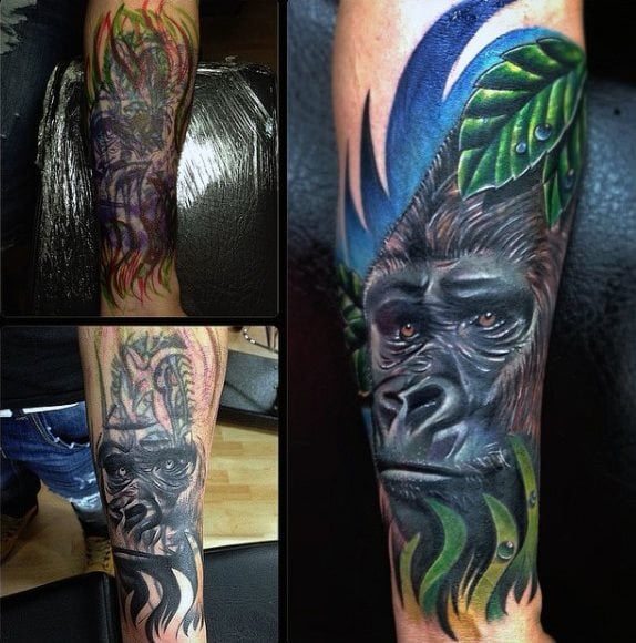 tatouage gorille 232
