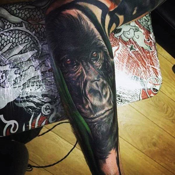 tatouage gorille 259