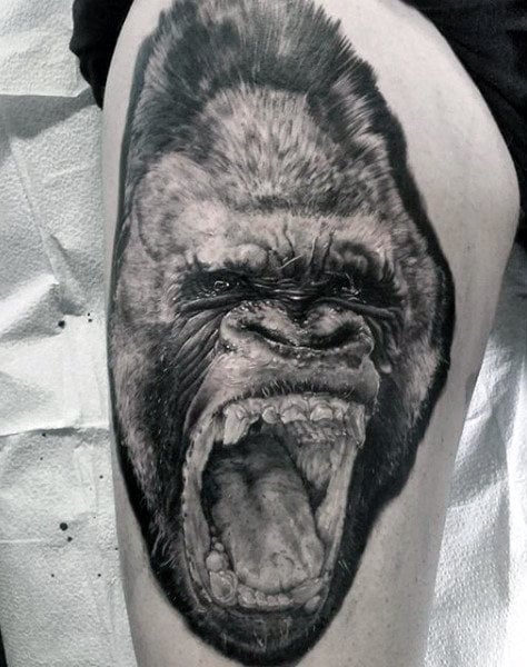 tatouage gorille 64