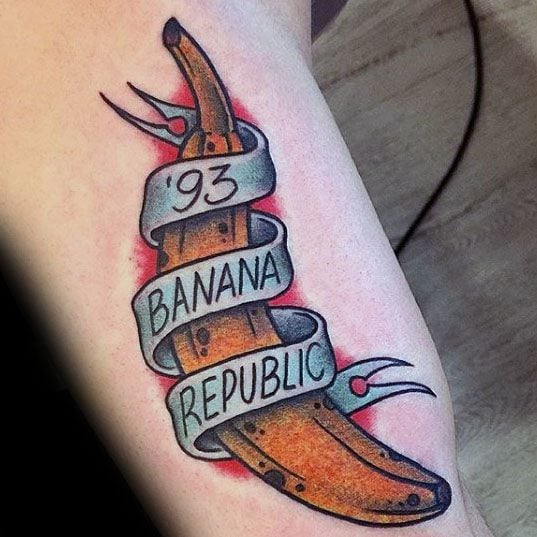 tatouage banana 23
