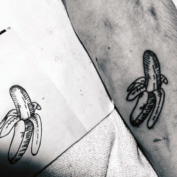 tatouage banana 55