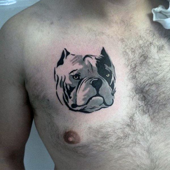 tatouage bulldog 104