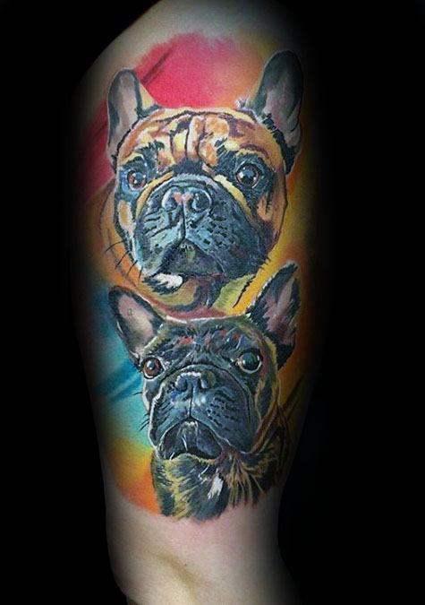 tatouage bulldog 152
