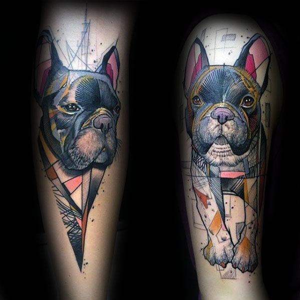 tatouage bulldog 44