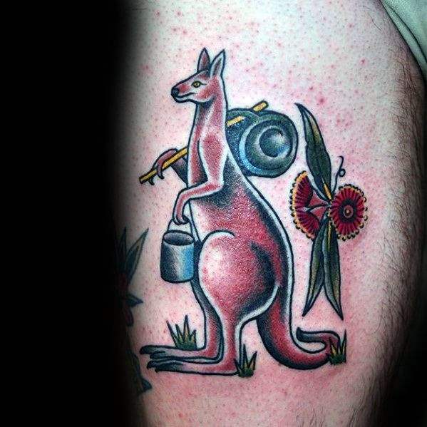 tatouage kangourous 53