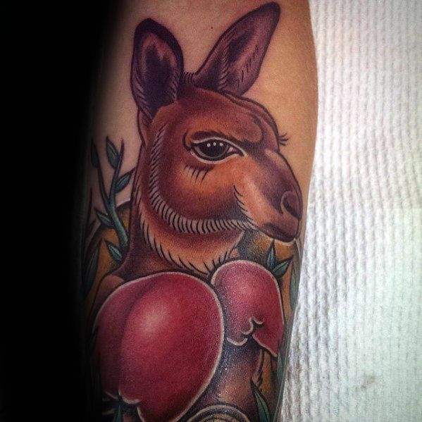 tatouage kangourous 85