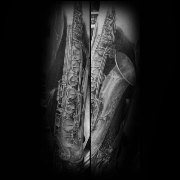 tatouage saxophone 29