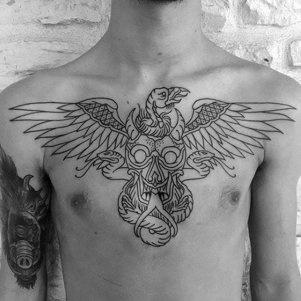 Tatouage de vautour : Significations, dessins et motifs les plus tatoués