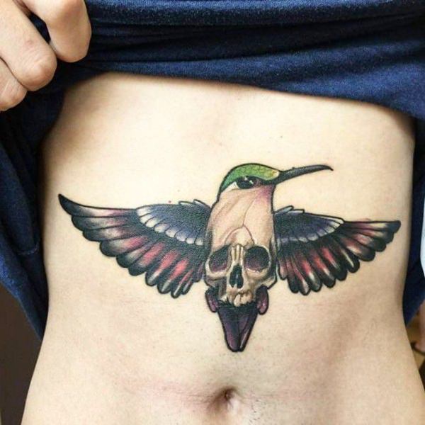 tatouage colibri 322