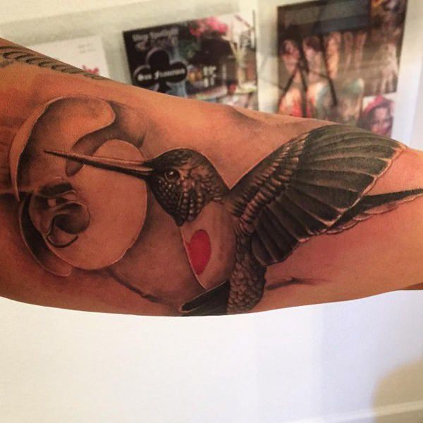tatouage colibri 342