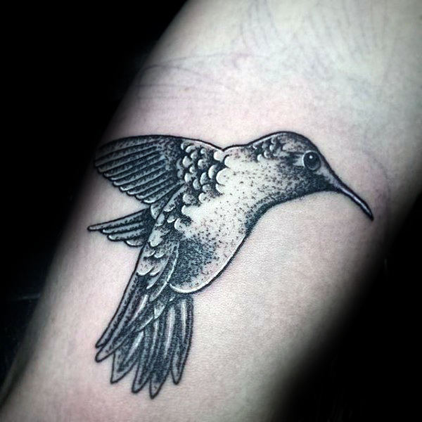 tatouage colibri 86