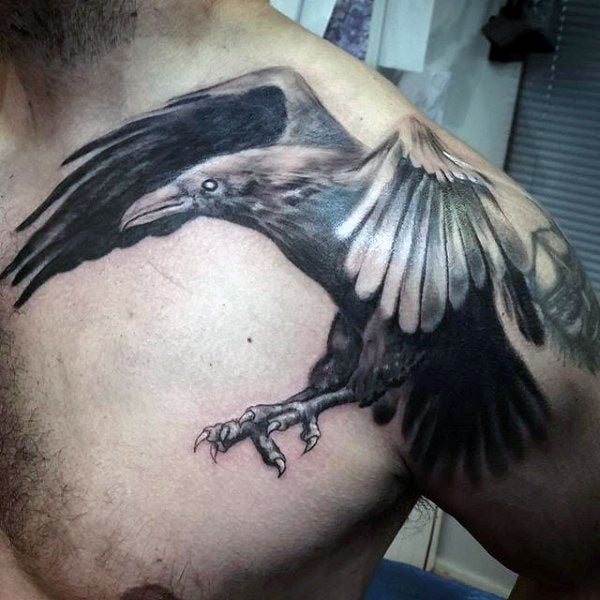tatouage corbeau 06