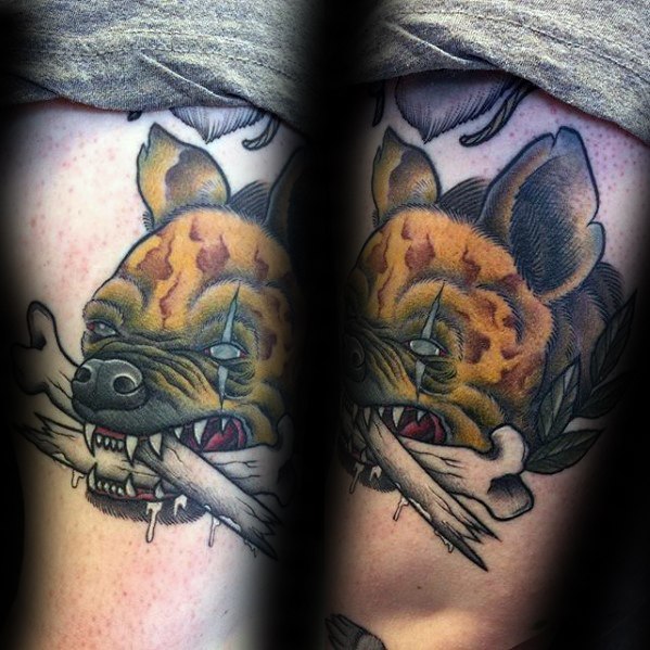 tatouage hyene 14