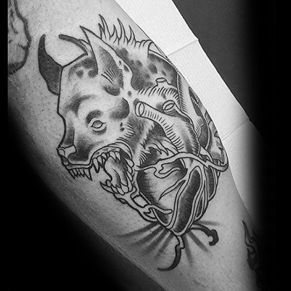 tatouage hyene 146