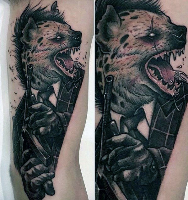 tatouage hyene 170
