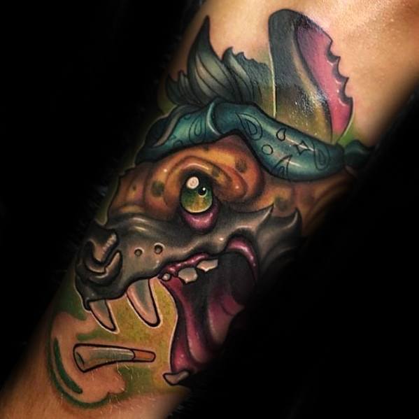 tatouage hyene 186