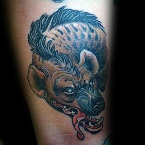 tatouage hyene 210