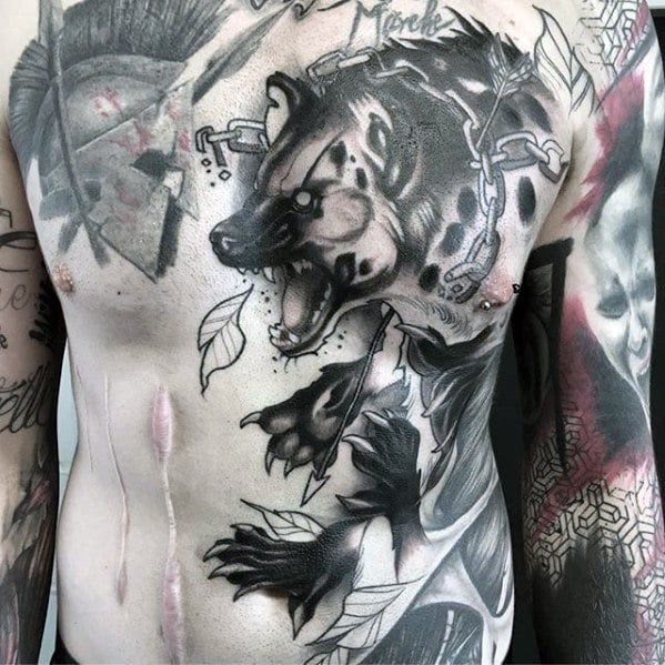 tatouage hyene 42