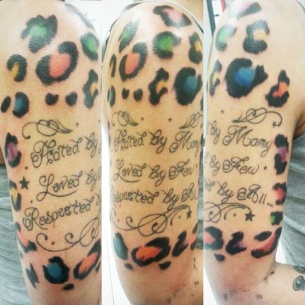 tatouage leopard 389