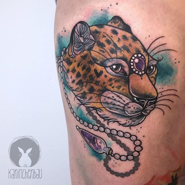 tatouage leopard 512