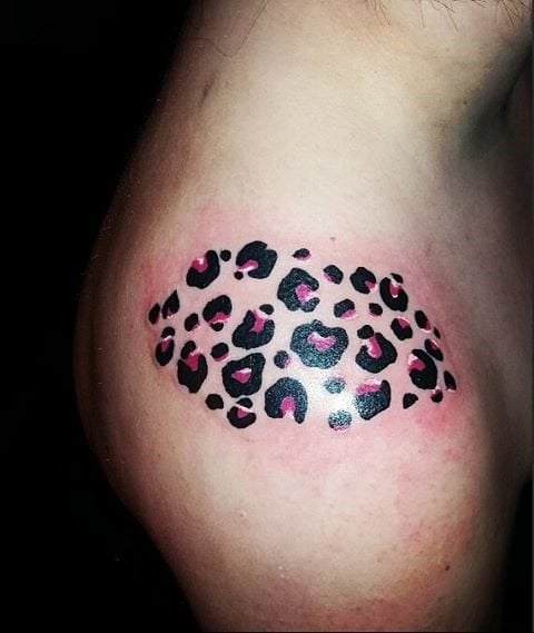 tatouage leopard 566