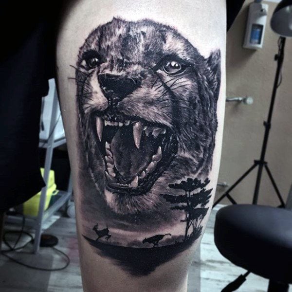 tatouage leopard 605