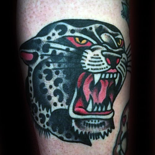 tatouage leopard 632