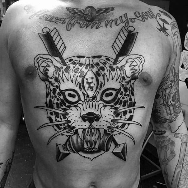 tatouage leopard 680