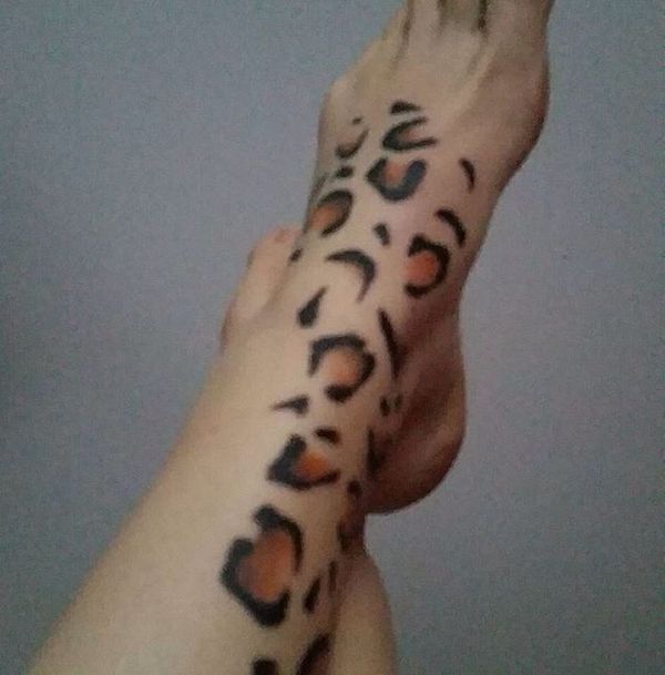 tatouage leopard 695