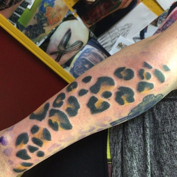 tatouage leopard 722