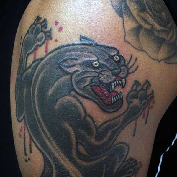 tatouage panthere 218