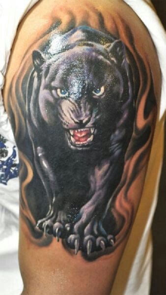 tatouage panthere 236