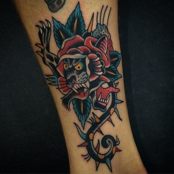 tatouage panthere 344
