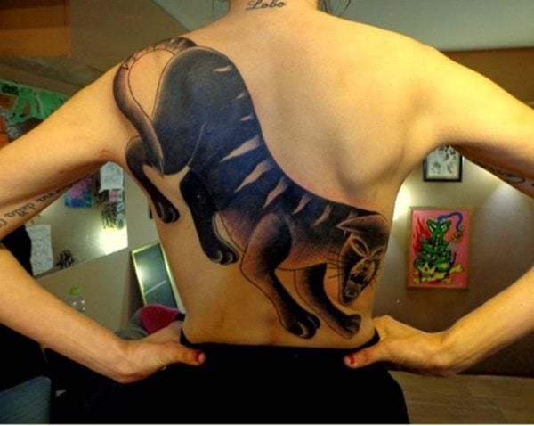 tatouage panthere 524