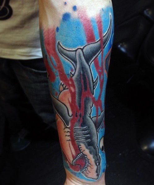 tatouage requin 404