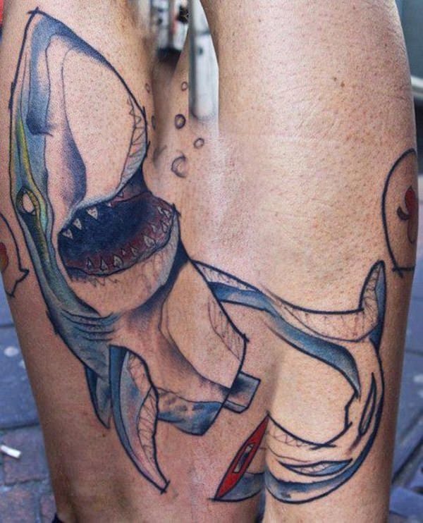 tatouage requin 80