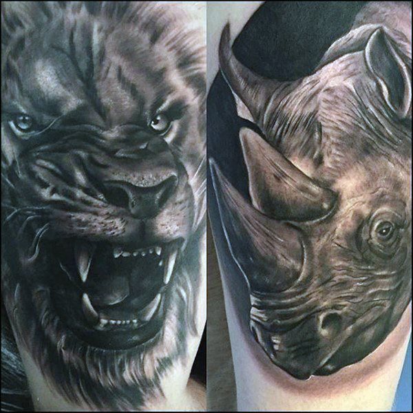 tatouage rhinoceros 98