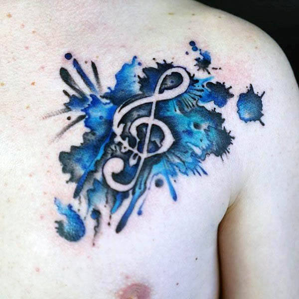 tatouage clef sol 133