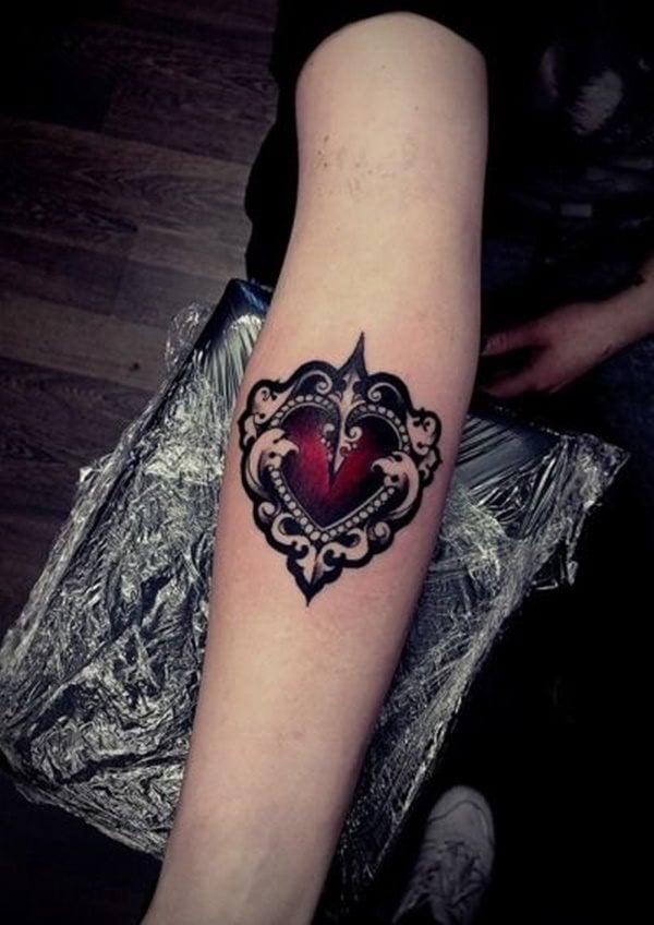 tatouage coeur 211