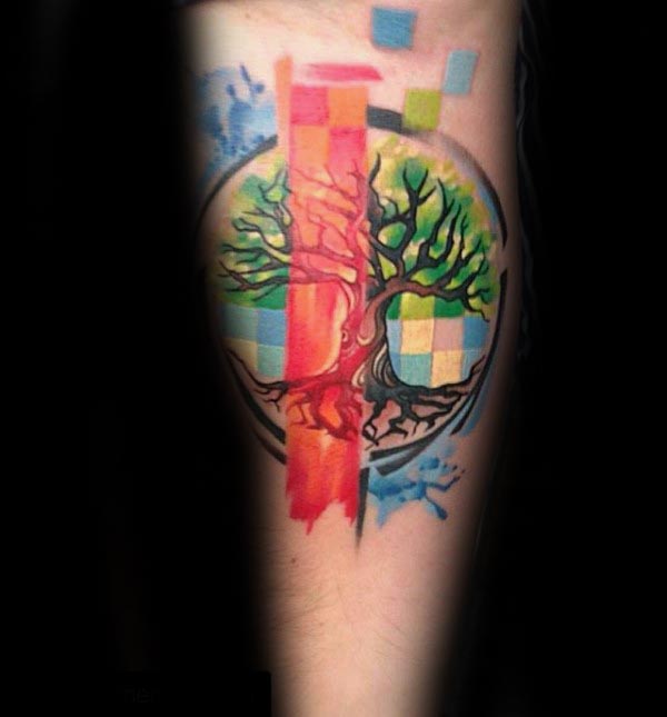 tatouage arbre vie 71