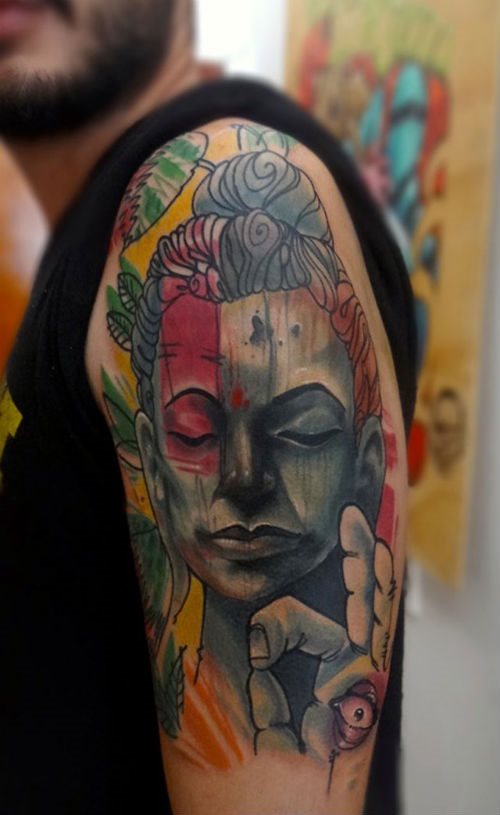 tatouage bouddha 140